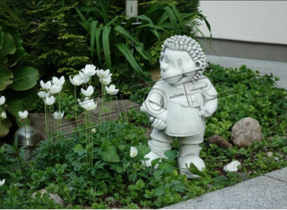 Garten Dekoration Igel Terrasse Stein Figuren Figur Deko Statue Skulptur